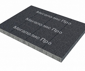 Тротуарные плиты Выбор Квадрум Б.6.К.8 400х400х80 мм Стоунмикс Черный с белым