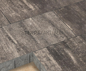 Тротуарная плитка Terrafaktura Урбан 600x300x80 мм Горный диабаз