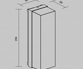 Настенный светильник (бра) Conf Maytoni O450WL-01GF цвет Графит