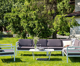 Кресло интерьерное Глория 4SIS  каркас из алюминия