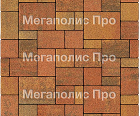 Тротуарная плитка Выбор Мюнхен Б.2. Фсм.6 60 мм Листопад гранит Арабская ночь