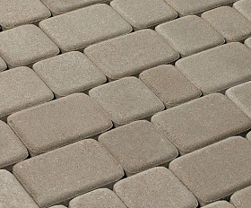 Тротуарная плитка 342 механический завод Классика 60 мм Светло-серый