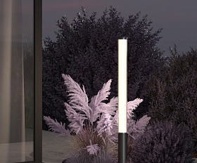 Садово-парковый светильник Ster Maytoni O467FL-L70B3K цвет Черный