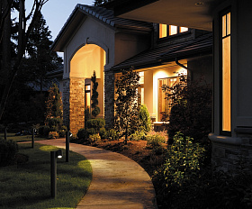 Ландшафтный светильник Wall Street Maytoni O010FL-01B цвет Черный