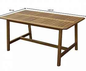 Стол из акации КАЛИСТО 140 см Joygarden