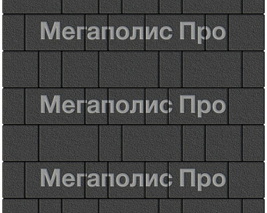 Тротуарная плитка Выбор Старый город А.1.Фсм.4 40 мм. Черный Гранит