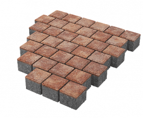 Тротуарная плитка Stellard Квадрат 100х100х60 мм Санрайз