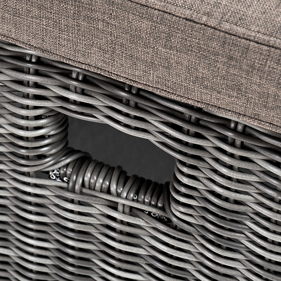 Рим шезлонг с подушкой, цвет графит фото 3