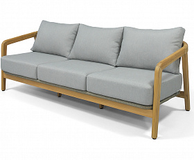 Лейпциг лаунж-зона из тика на 5 персон, цвет серый