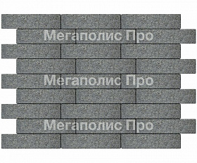 Тротуарная плитка Braer Ригель 2.0 320x80x60 мм Гранит на черном