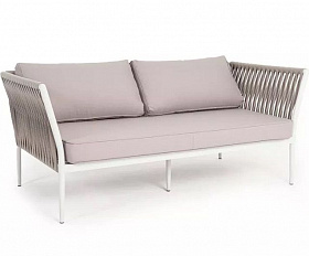 Диван двухместный Касабланка 4SIS из роупа (веревки), цвет бежевый