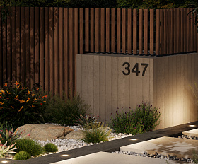 Ландшафтный светильник Brill Maytoni O474FL-L2GF3K цвет Графит