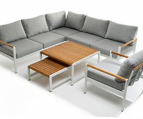 Лаунж зона из алюминия MAYA M белая Joygarden