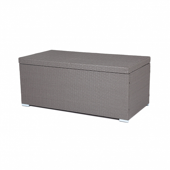 Порту сундук водонепроницаемый из искусственного ротанга, цвет графит фото 2