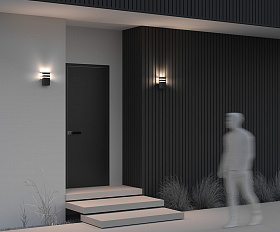 Настенный светильник (бра) Unter den Linden Maytoni O578WL-01B цвет Черный