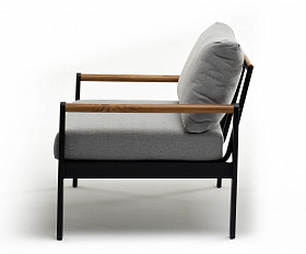 Кресло из алюминия MAYA темный графит Joygarden