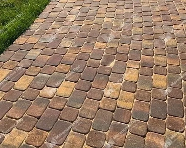 Тротуарная плитка Braer Классико Дуо ColorMix 40 мм Мальва