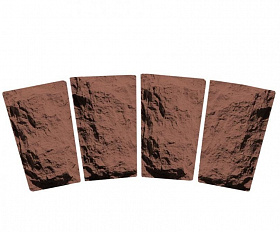 Обход для арок "Трапеция каменная", цвет Коричневый