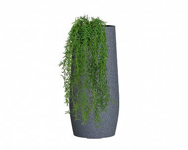 Кашпо Concretika Moda D28x75 Basalt