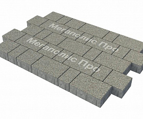 Тротуарная плитка Фабрика Готика Новый Город 80 мм Сильвер 10