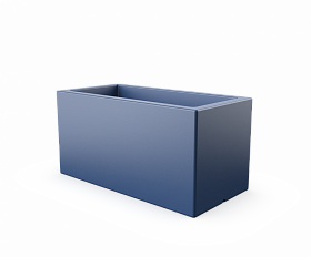 Кашпо Berkano Cubric 80x40 Wave Blue