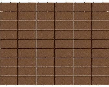 Брусчатка Прямоугольник 200х100х40 мм - Braer коричневый