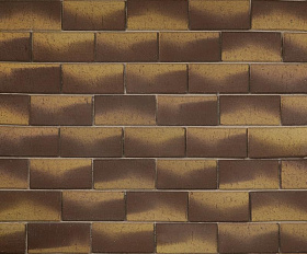 Клинкерная брусчатка ЛСР Монако золото 200х100х50 мм, коричневый