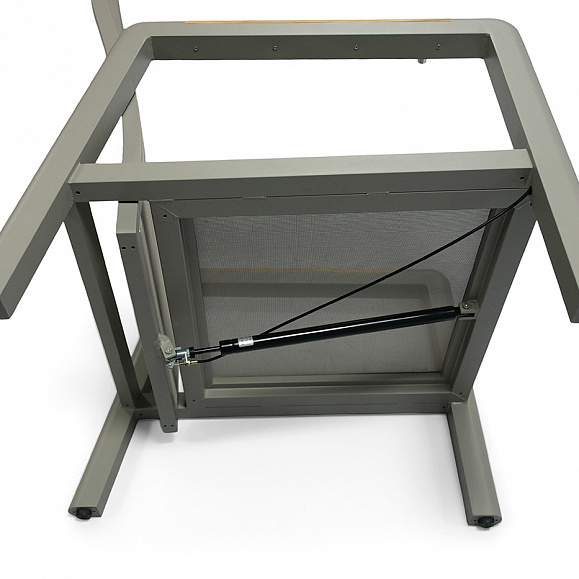 Бари кресло, каркас алюминий, цвет светло-серый фото 7