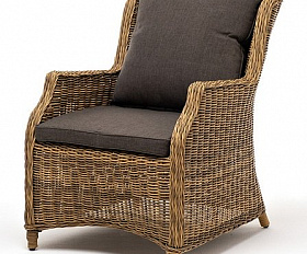 Плетеный Неаполь 4SIS стул из искусственного ротанга, цвет бежевый