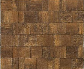 Тротуарная плитка Braer Старый Город Ландхаус 60 мм Colormix Каштан