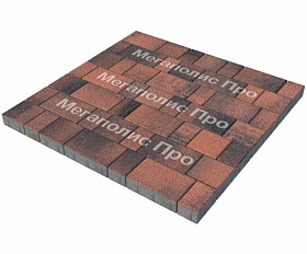 Тротуарная плитка Выбор Старый город Листопад А.1.Фсм.4 40 мм. Клинкер Гранит