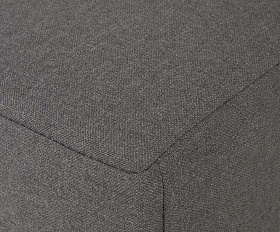 Капри модуль диванный прямой с подушками, цвет коричневый