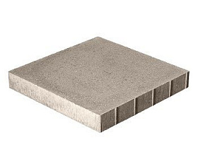 Тротуарная плитка Сиян большого размера Квадрат 500x500 6К.7 70 мм Серый