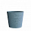 Кашпо Concretika Кратер D30 H24 Эрозия голубой
