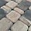Тротуарная плитка Koldiz Старый город 50 мм Оникс Коралловый