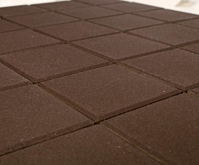 Тротуарная плитка Braer Лувр Квадрат 200х200х60 мм Коричневый
