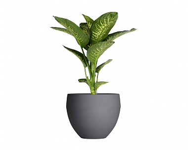 Кашпо Concretika Giro D50х43 Marengo