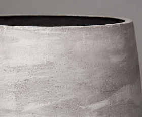 Кашпо Concretika Crater D30 H24 Concrete Grey Light
