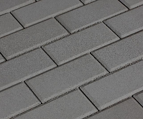 Брусчатка 342 механический завод Прямоугольник (кирпич) 200х100х40 мм Серый