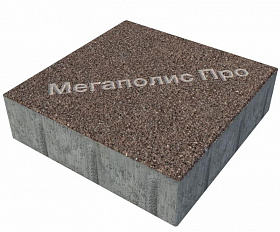 Тротуарная плитка Фабрика Готика Квадрат 300х300х60 мм Голд 20