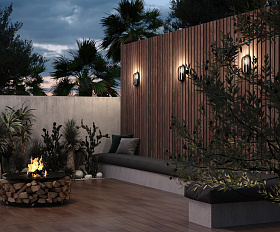 Настенный светильник (бра) Candle Maytoni O449WL-01GF цвет Графит