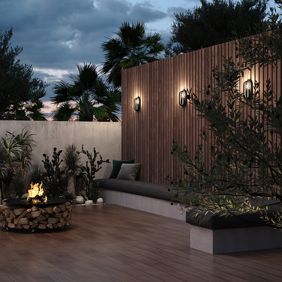 Настенный светильник (бра) Candle Maytoni O449WL-01GF цвет Графит фото 5