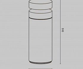 Ландшафтный светильник Betone Maytoni O469FL-L20CM3K цвет Цемент