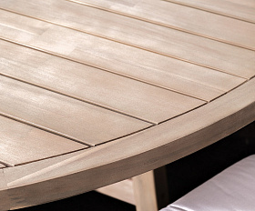 Стол круглый из акации RIMINI 180 см Joygarden