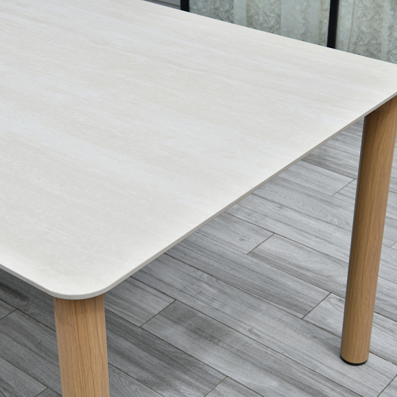 Кейптаун стол обеденный из алюминия, столешница из искусственного камня фото 5