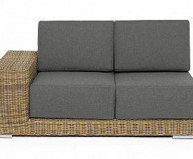 Капри модуль диванный правый с подушками, цвет соломенный