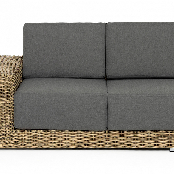 Капри модуль диванный правый с подушками, цвет соломенный фото 3