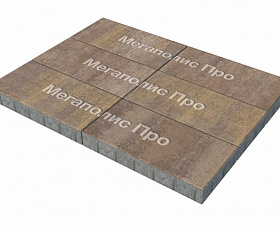 Тротуарная плитка Выбор Прямоугольник Б.5.П.8 600х300х80 мм Искусственный камень Плитняк