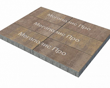 Тротуарная плитка Выбор Прямоугольник Б.5.П.8 600х300х80 мм Искусственный камень Плитняк