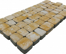 Тротуарная плитка Лидер 40 Классика-3 Color Mix 60 мм Янтарь